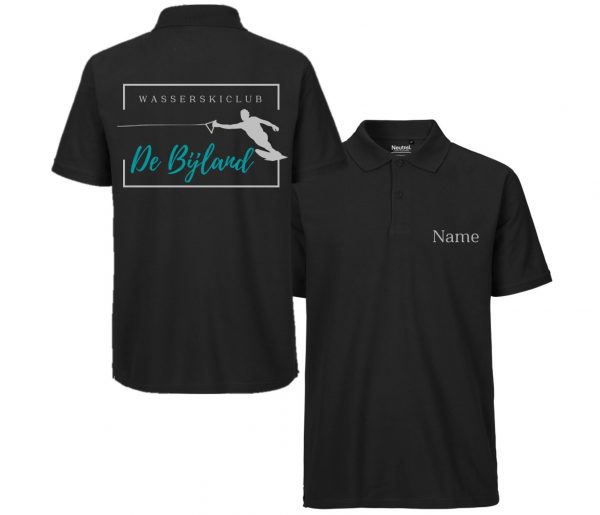 WSC Polo-Shirt für Herren Schwarz