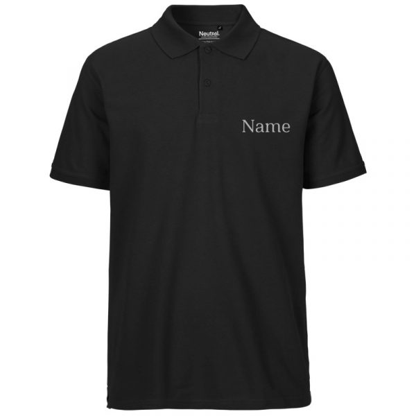 WSC Polo-Shirt für Herren Schwarz – Bild 2